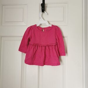 2/$15 Gap baby girl long sleeve shirt 3-6m